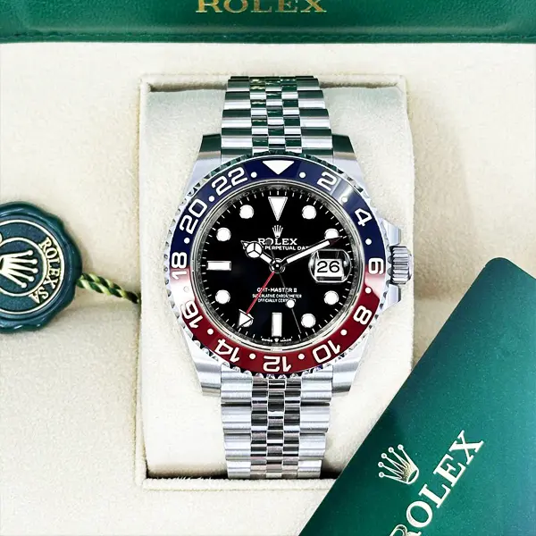 GMT-Master II Pepsi — kék & piros lünetta